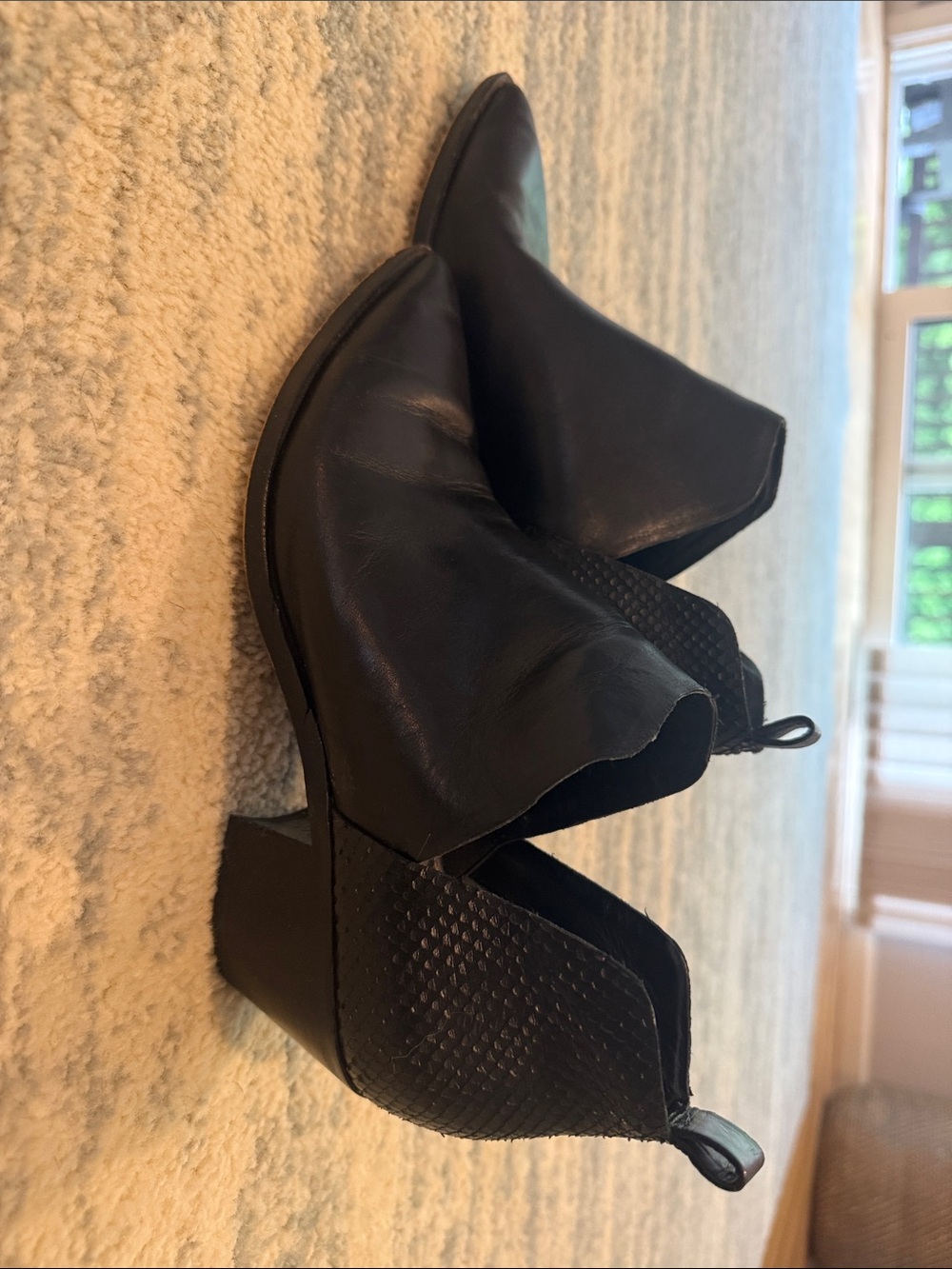 Dolce Vita Black Pointed Toe Ankle Booties